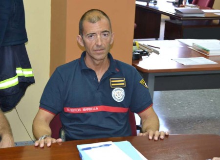 El nuevo jefe de Bomberos de Marbella dirigió la extinción del incendio del Windsor en Madrid