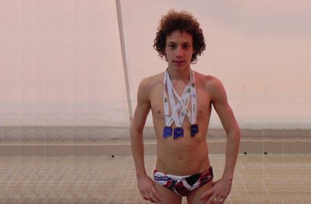 Alejandro Trujillo acaricia el bronce en la prueba de los 50 libres del Campeonato de España
