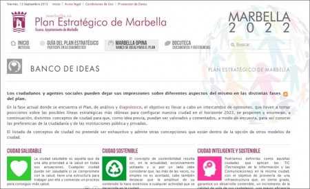 La elaboración del Plan Estratégico contará con las aportaciones de los ciudadanos a través de una web