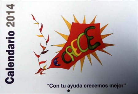 La asociación Crece edita para 2014 su habitual calendario solidario
