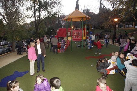 El parque de El Arquillo en San Pedro sufre una remodelación integral