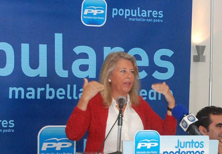 Angeles Muñoz dice que 2014 traerá la reactivación económica a Marbella