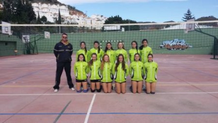 Triunfos del cadete femenino B y el sénior masculino del Costa del Voley