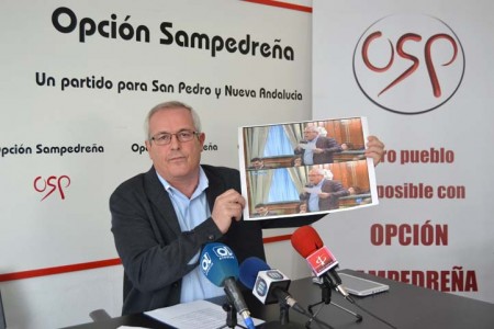 Piña denuncia una campaña contra Opción Sampedreña con imágenes obtenidas ilegalmente