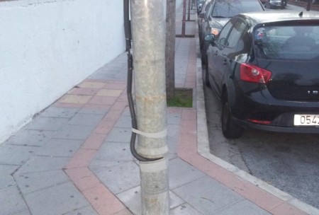 El Partido Andalucista denuncia el mal estado del alumbrado público