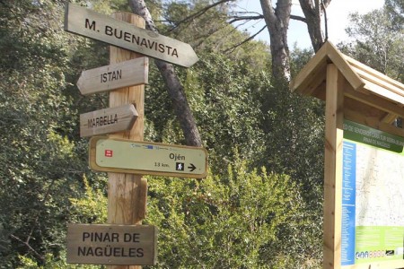 Los senderos de la cara sur de Sierra Blanca ya están señalizados