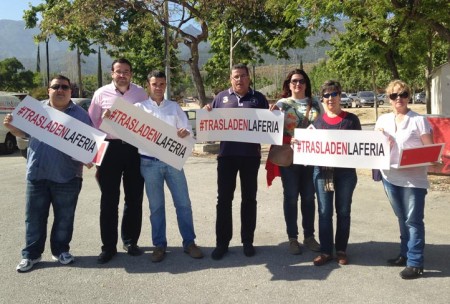 El PSOE impulsa una campaña para exigir el traslado del recinto ferial