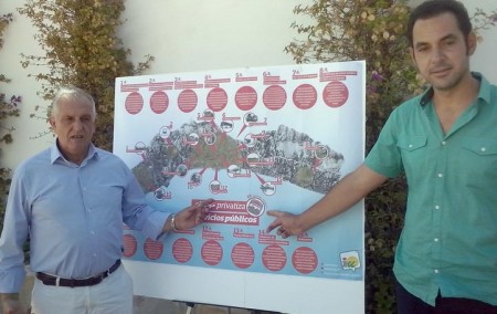 IU pone en marcha una campaña en defensa de los servicios públicos