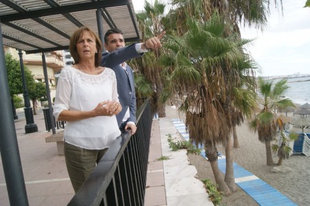 El PSOE reclama al Gobierno que estabilice las playas de Marbella