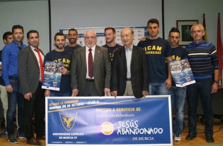 El UCAM Murcia donará la taquilla ante el Marbella FC a una ONG