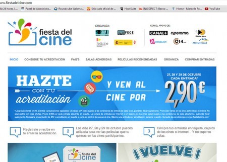 La Fiesta del Cine vuelve también a Marbella durante tres días