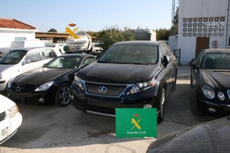Cae una banda que operaba desde Marbella para vender coches robados