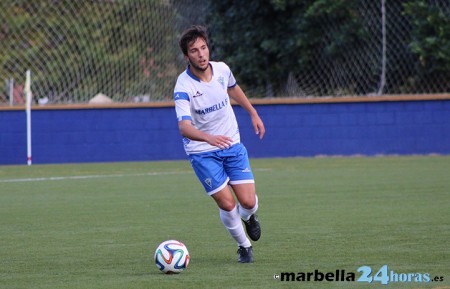 El juvenil del Marbella FC Gonzalo Márquez se fractura el peroné