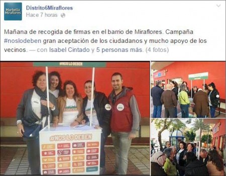 El PSOE denuncia la utilización de los distritos para campañas del PP