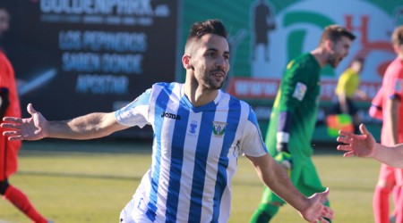 Velasco marca su tercer tanto y sitúa al Leganés en la zona media