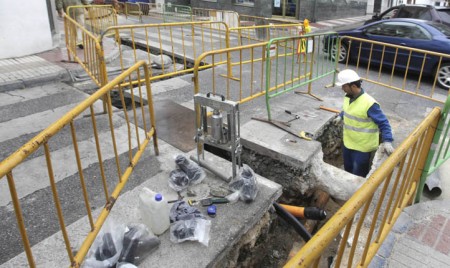 El Ayuntamiento realiza obras en la calle Pepe Osorio de San Pedro