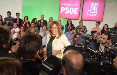 Susana Díaz participa este miércoles en un mitin en Marbella