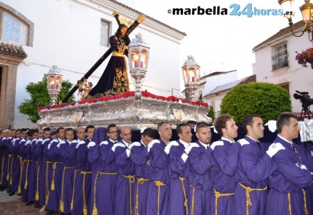El Nazareno de Marbella hará un traslado solidario de su trono