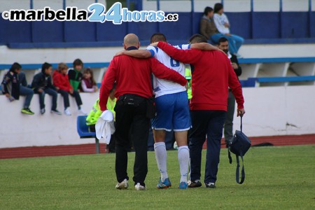 Añón no estará con el Marbella en el partido ante el San Roque de Lepe