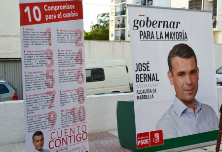 El Ayuntamiento retiró de forma irregular propaganda del PSOE