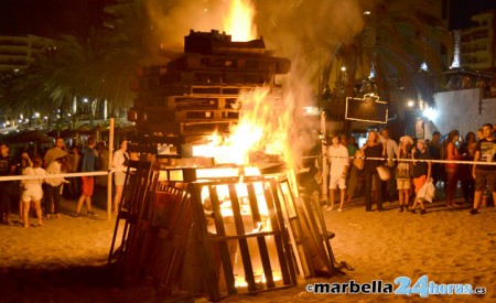 Todo listo para celebrar la noche de San Juan en Marbella y San Pedro