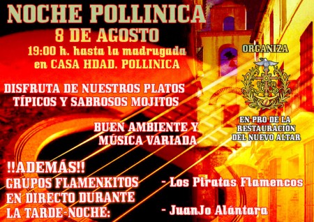 La Pollinica organiza este sábado su velada en la Casa Hermandad