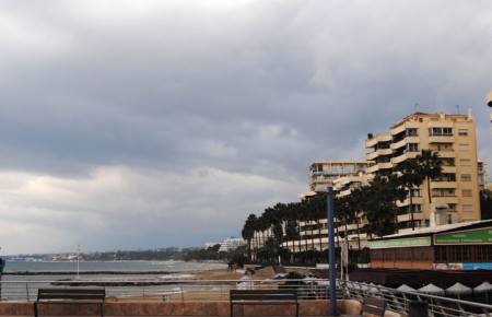 La alerta naranja no deja lluvia en Marbella pero sí 80 litros en Ojén