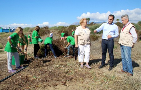 Estudiantes de Las Chapas se unen a la conservación de las dunas