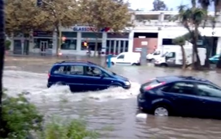 La lluvia deja 65 litros por metro cuadrado en Marbella en 8 horas