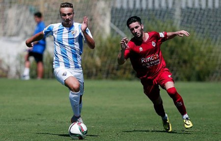 Javi Ontiveros marca su primer doblete con el Atlético Malagueño
