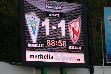 El Marbella FC suma cinco empates consecutivos en casa