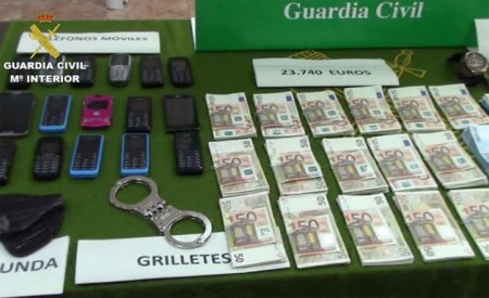 Interceptado en Marbella un grupo criminal dedicado al tráfico de hachís