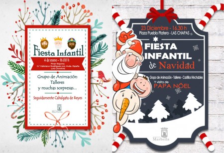 Los niños de Las Chapas tendrán dos fiestas infantiles esta Navidad