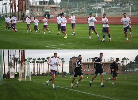 El Olympique de Lyon prepara en Marbella su próximo partido