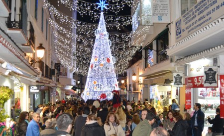 Leve mejoría en las ventas navideñas en el Casco Antiguo de Marbella