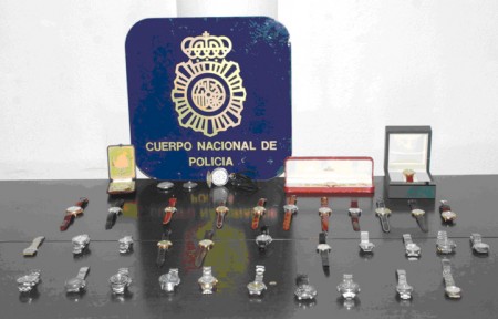 La Policía esclarece el robo de 29 relojes en una vivienda de Marbella