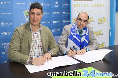 El Marbella FC firma un nuevo acuerdo de patrocinio con Hotel Lima