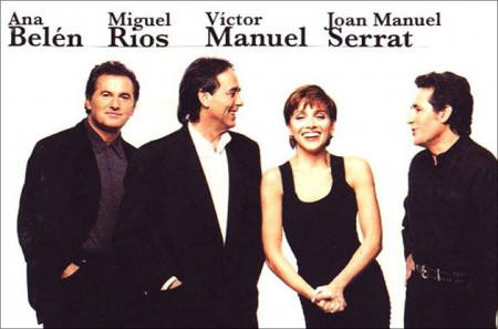 Ana Belén, Víctor Manuel, Serrat y Miguel Ríos, juntos en Marbella