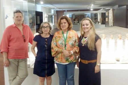 El Museo Arqueológico supervisa la restauración de la Medusa