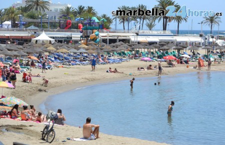 Marbella vive el día más caluroso del año con 35 grados de máxima