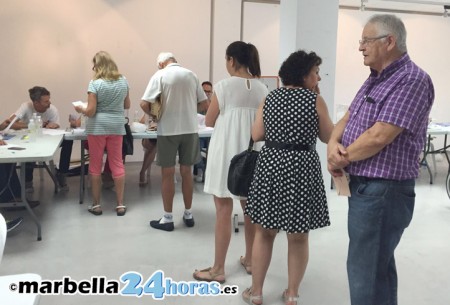 La participacion sube un punto en Marbella a las 14:00 respecto al 20-D