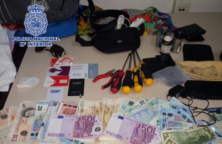 Detenido un hombre con una caja fuerte robada en un hotel de Marbella