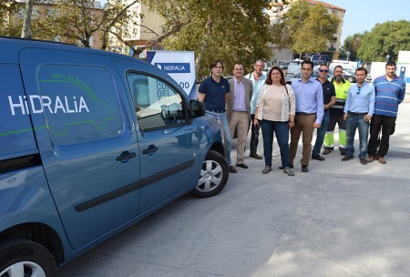 Hidralia incorpora dos vehículos eléctricos a su flota en Marbella