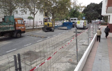 El Ayuntamiento reforma la avenida de la Victoria en la Plaza de Toros