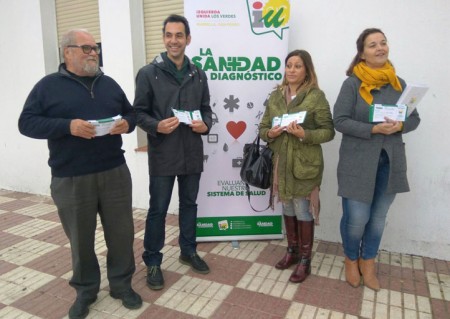 Izquierda Unida realiza un chequeo a la sanidad pública del municipio 