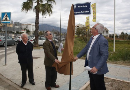 San Pedro Alcántara dedica una calle al ingeniero Eugenio Taillefer
