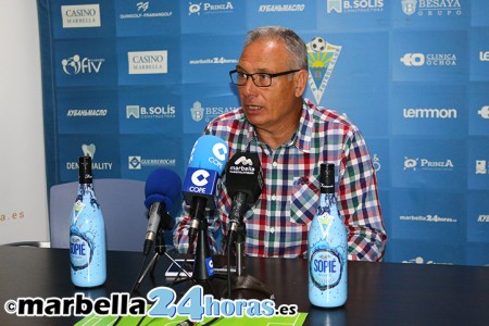 Miguel Ávarez introducirá cambios en el Marbella para medirse al Real Jaén