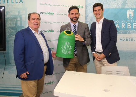 Recogida de vidrio puerta a puerta en la hostelería de Marbella