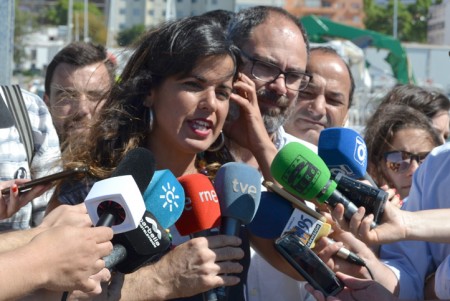 Teresa Rodríguez en Marbella: "gobernar con el PSOE es un error"