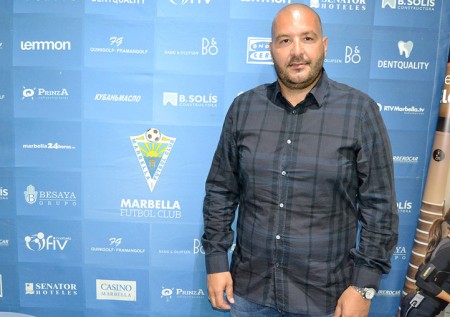 Pandalone se marcha del Marbella FC agradecido al presidente Grinberg